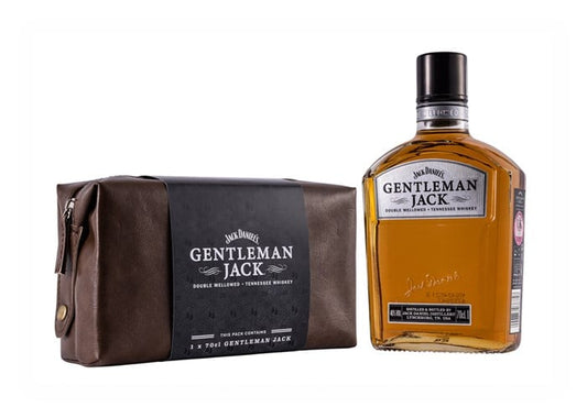 Jack Daniel's Gentleman Jack Gift Set with Wash Bag Whiskey 70cl