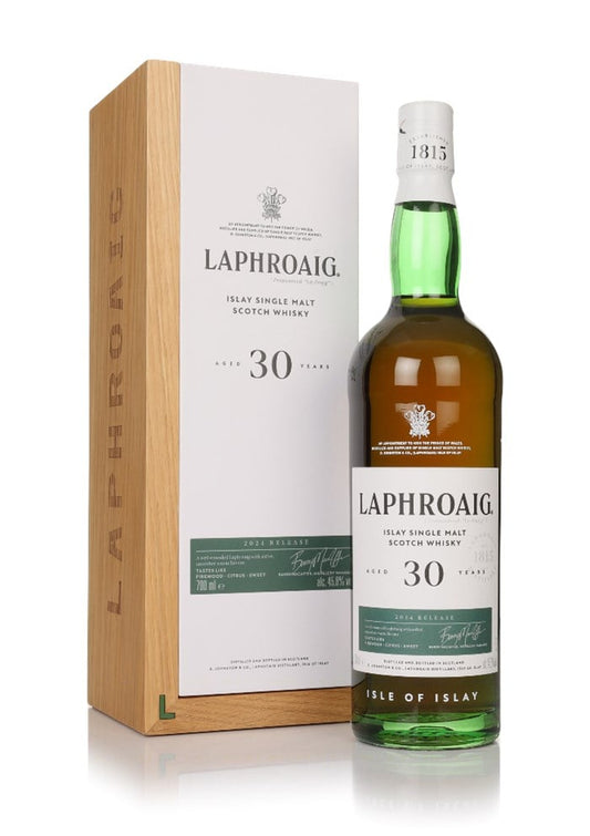 Laphroaig 30 Year Old (2024 Release) Whisky 70cl